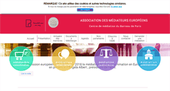 Desktop Screenshot of mediateurseuropeens.org